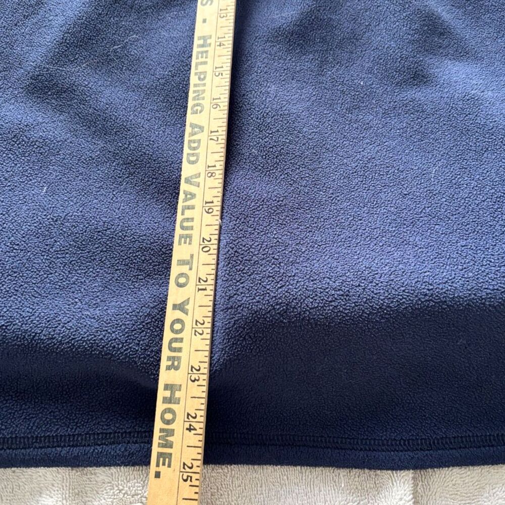 Vineyard Vines Navy Fleece Vest Mens Medium Full Zip Martha’s Vineyard - Picture 7 of 7